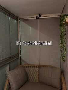 Evka-2 Cam Balkon Plise Perde